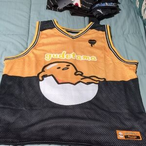 Blackmilk Clothing Sanrio Gudetama Basketball Jersey